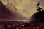 Albert Bierstadt Lake Louise Spain oil painting artist